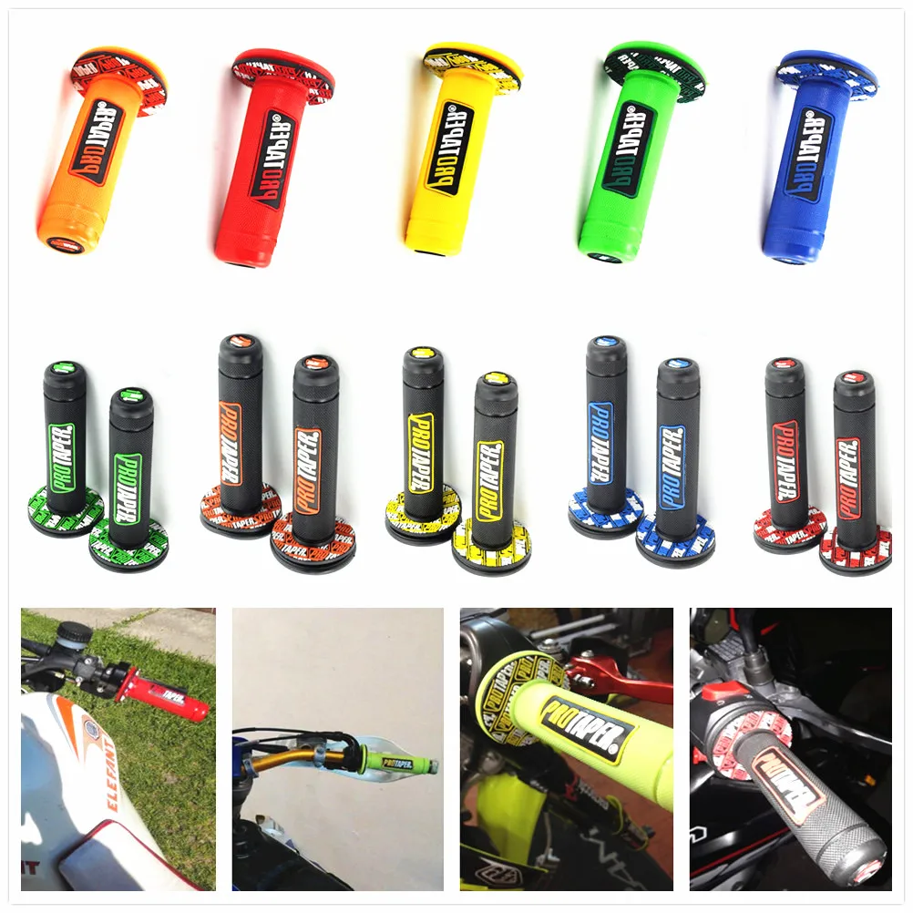 Handle Grip Motorcycle Dirt Pit Bike Motocross Rubber Gel Hand Grips for Ducati ST4 S YAMAHA YZ80 85 YZ125 1100 EVO SP | Автомобили и
