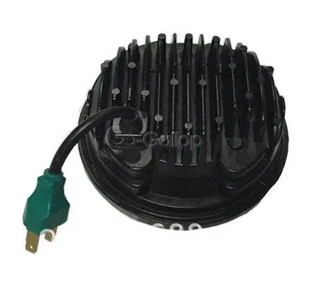 5 75 5-3/4 светодиодная черная фара круглый проектор для Harley Davidson yna Glide Fat Bob Street Low Rider