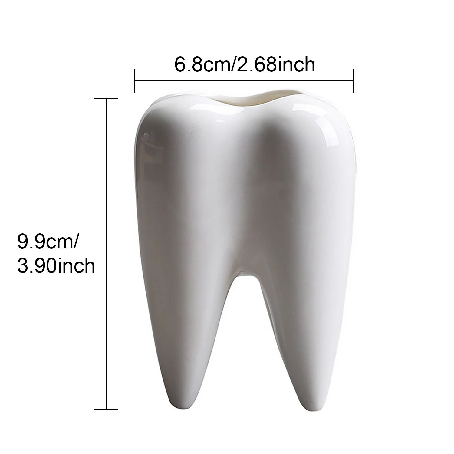 Керамический горшок для суккулентов в виде зубов|Цветочные горшки и кадки| |