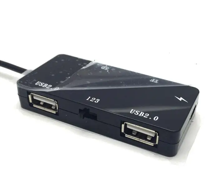 2018 Micro Usb Otg зарядный концентратор + кардридер адаптер для смартфона планшета Windows