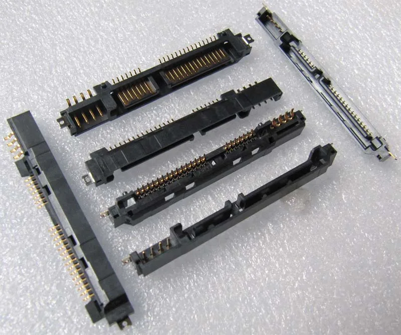 SATA разъем/вилка 4p + 22p адаптеры SSD/HDD SMT разъемы Локация Peg 4pin 7pin 15pin 26p | Компьютеры и