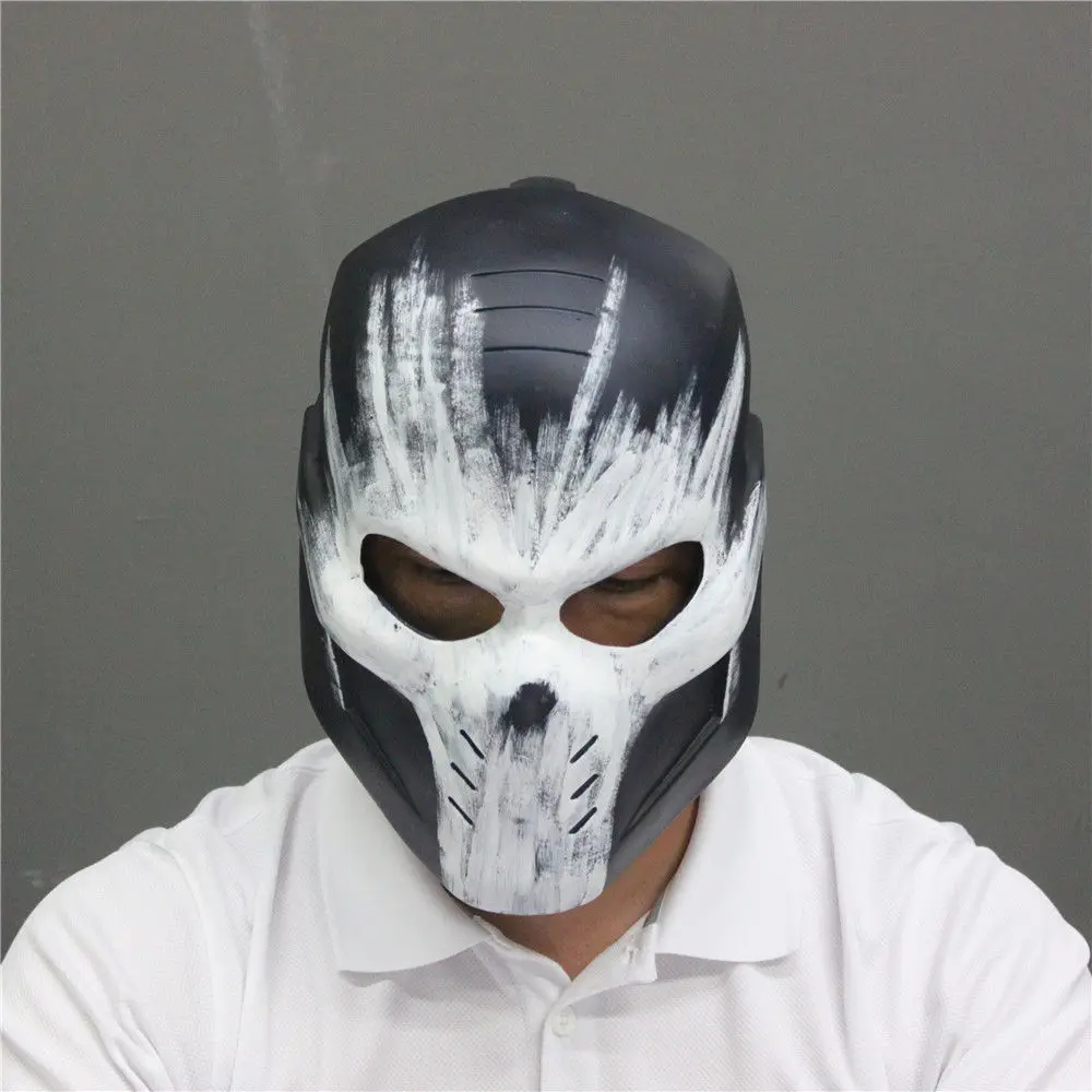 2016 маскарадный шлем из ПВХ для косплея Captain America 3 Crossbones Brock Rumlow Хэллоуина |