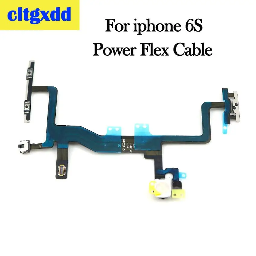 For iphone 6S Cltgxdd для iPhone 4, 4S, 5, 5S, 5C, 6, 6S Plus кнопка регулировки громкости источник энергии переключатель на кнопку выключения ключ гибкий кабель, сменные детали - Цвет: For iphone 6S