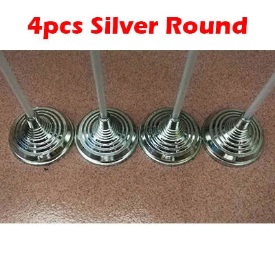 4pcs Silver Round YAZANIE 14*21 см, 4 шт., испанский, испанский, датский настольный флаг, венгерский настольный флаг, литовский офисный флаг с пластиковой основой - Цвет: 4pcs Silver Round