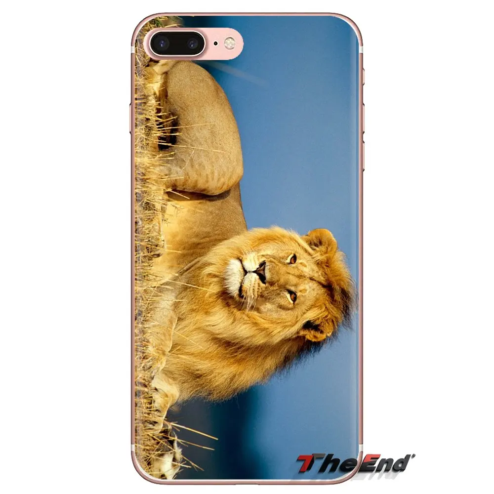 Silicone Phone Case Cover Male Lion Faces Poster For Sony Xperia Z Z1 Z2 Z3 Z5 compact M2 M4 M5 C4 E3 T3 XA Huawei Mate 7 8 Y3II |