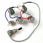Электрогитара для захвата, 1 комплект, LP, G, жгуты проводки, кнопочный переключатель потенциометра для Epi, без сварки