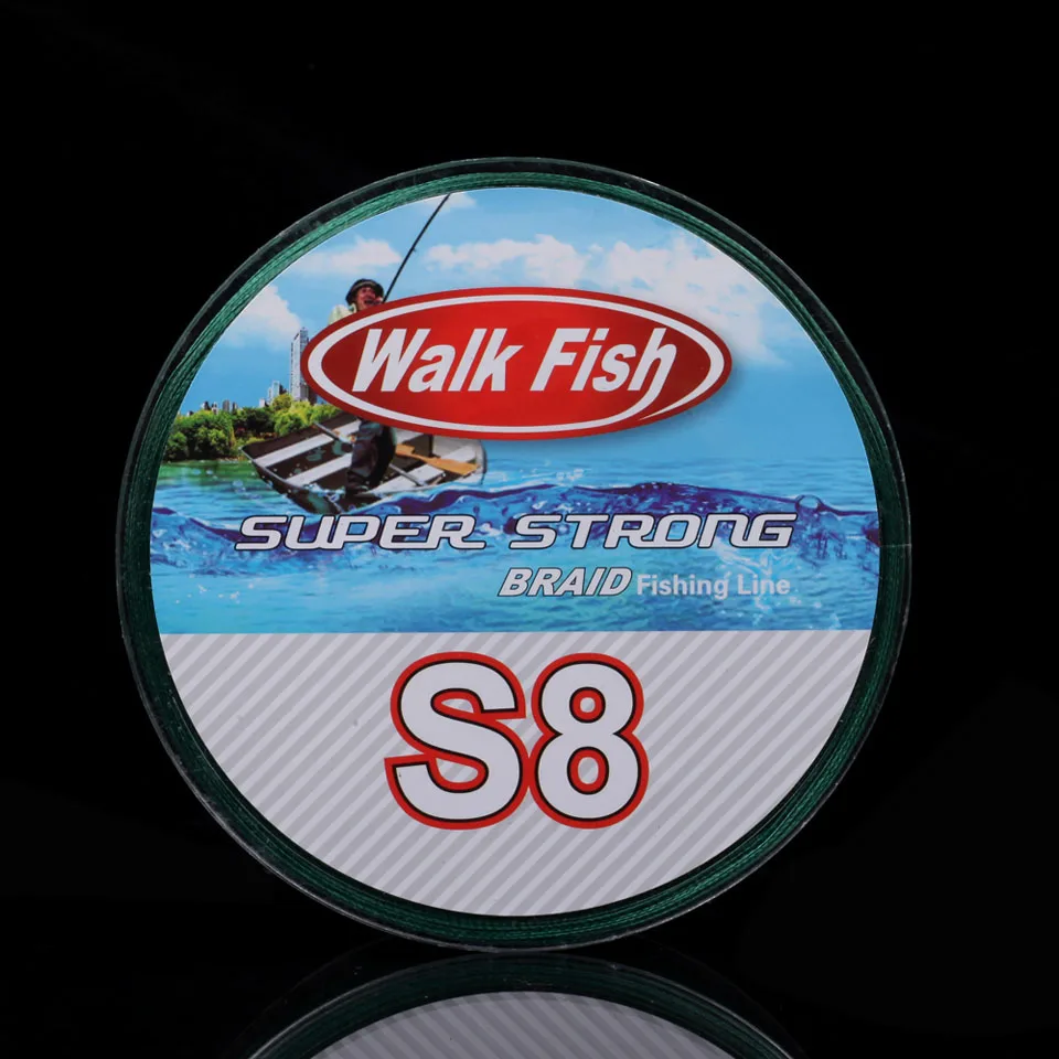 WALK FISH плетеная рыболовная леска из 8 нитей 500 м сверхпрочная гладкая многонитевая