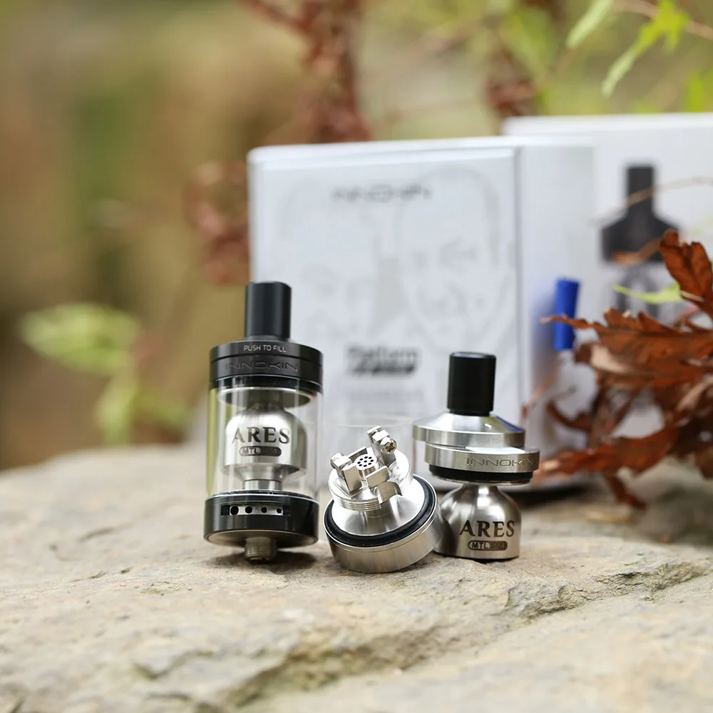 Оригинальный атомайзер Innokin Ares MTL RTA 5 мл Rebuildable Tank 24 мм Топ заполнение падение в
