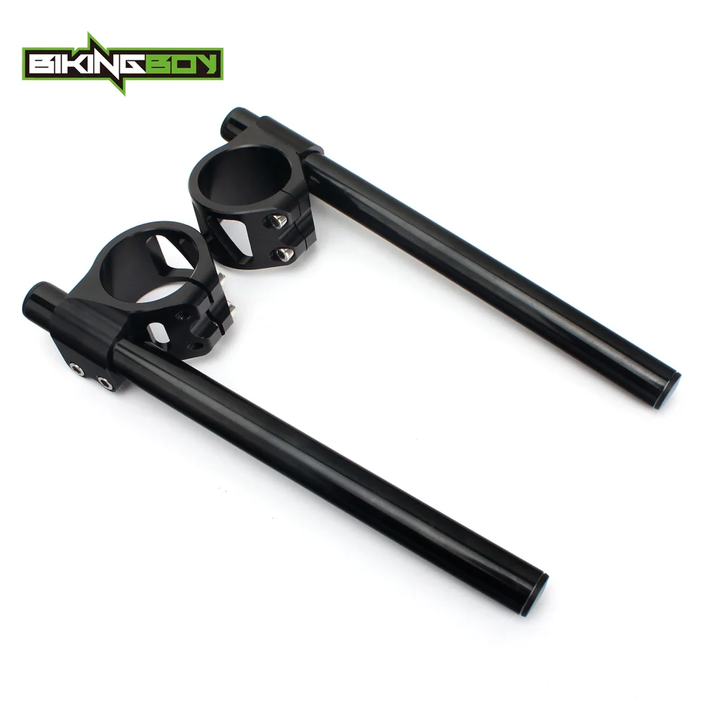 BIKINGBOY 33 мм ALU сплав Клип Ons руль для Kawasaki KZ 305 CSR 81 82 400 Deluxe 77 78 440 Ltd в году 1981 82|Руль