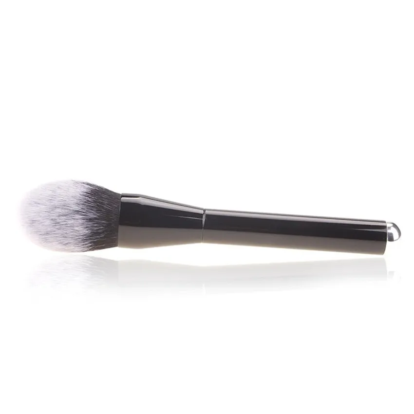 Кисти для макияжа SAIANTTH мягкие черные/белые с эффектом пламени|soft makeup brush|foundation