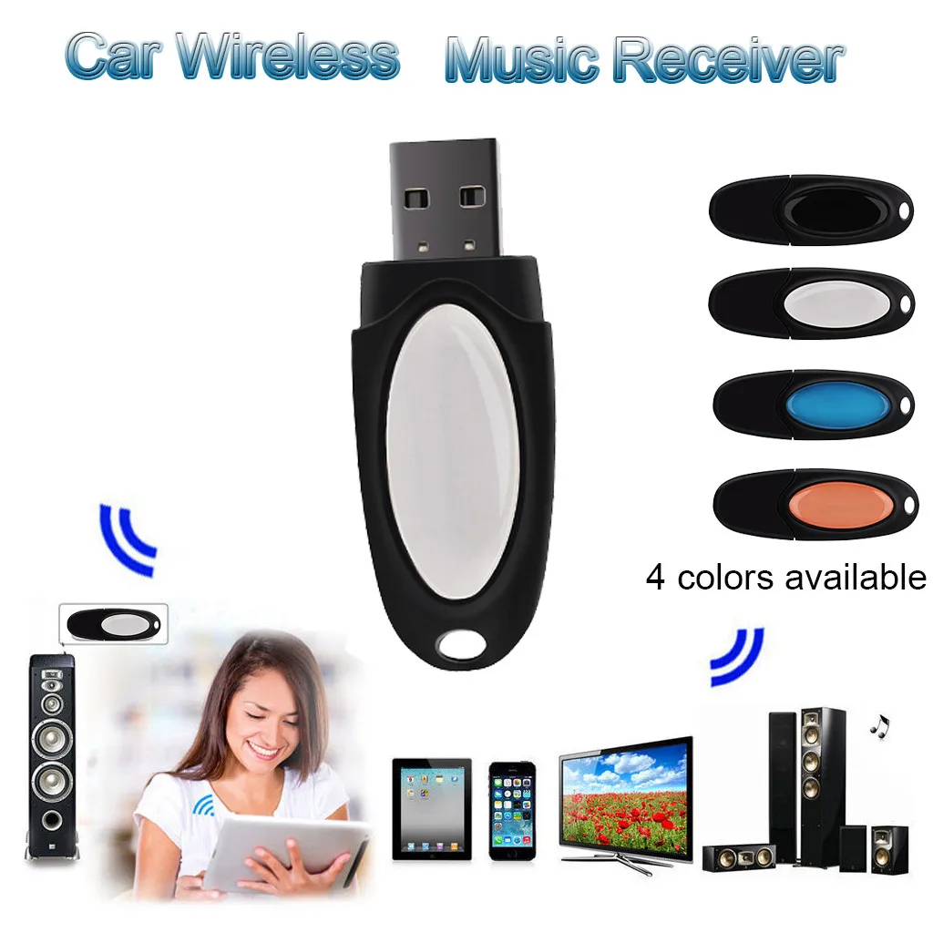 USB Blueteeth музыкальный приемник стерео аудио Музыка беспроводной адаптер для