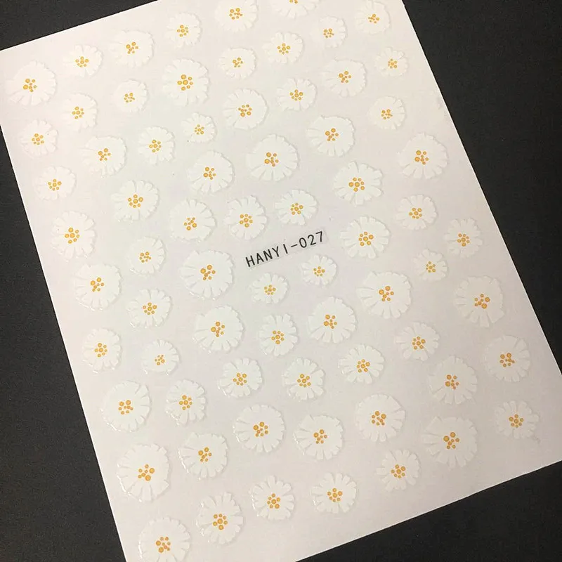 Hanyi-27 Новейшие 3d наклейки для дизайна ногтей SOLONAIL hanyi-19 flower-19 Stamp шаблон Переводные картинки инструмент DIY Инструменты для украшения ногтей - Цвет: Hanyi-27