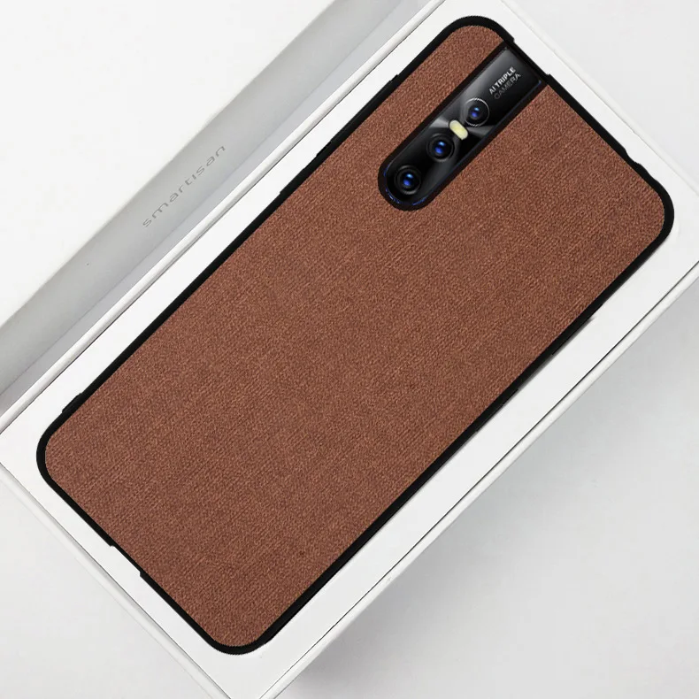Чехол для Vivo S1 V11 V15 X27 Y83 Pro Чехол X20 X21 X23 Y17 Y3 Y15 Y81 V9 IQOO pro 5G Neo Z1 Новинка Роскошная ткань Бизнес крышка