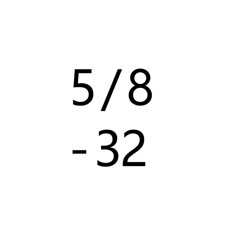 32 5/8-11 12 14 16 18 20 24 27 28 32 36 40 UNC UNF UNEF UN UNS инструменты для нарезания резьбы правой руки для обработки прессформы 5/8" - Цвет: 32