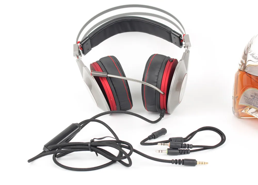 Xiberia K5 3,5 мм игровая гарнитура для PS4/ Xbox One телефон бас шлем/USB 7,1 объемный стерео PC Gamer наушники с микрофоном
