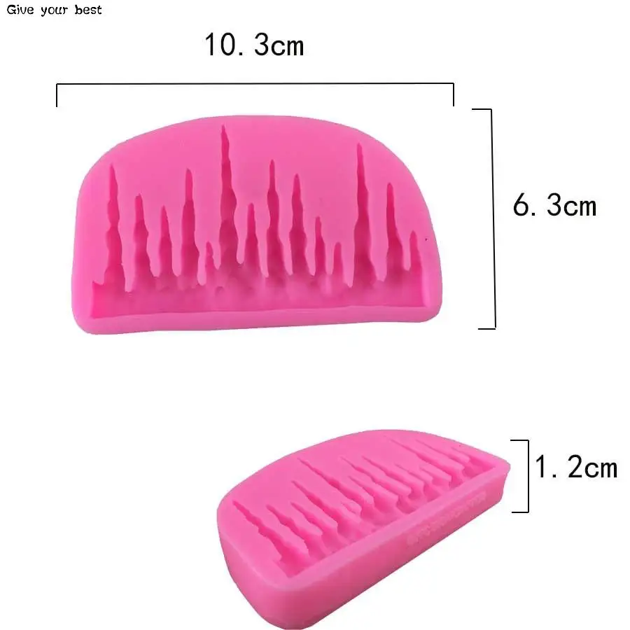 Силиконовая форма в форме ледника инструменты для украшения торта силиконовая