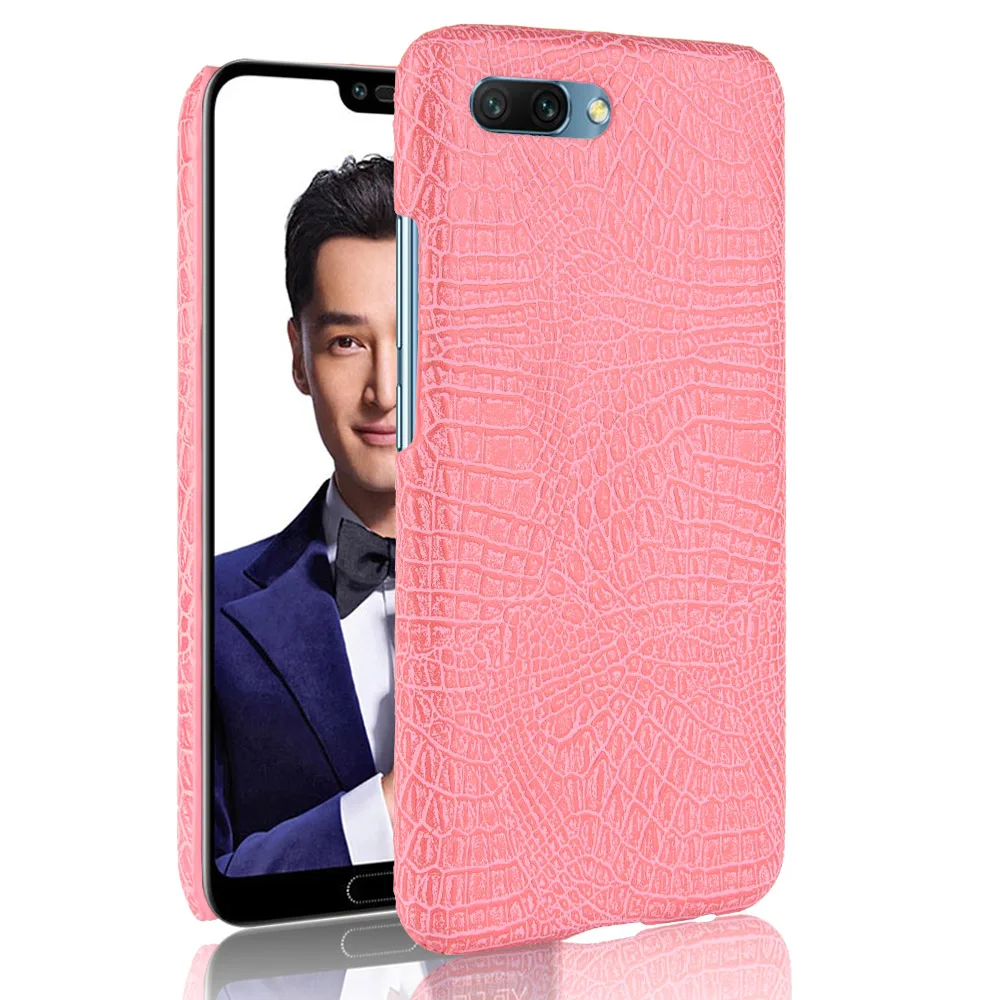 Luxury Crocodile Skin Pattern Leather Case for Huawei Honor 10 Cover Shockproof Hard Back Shell On Mobile Phone Cases Fundas |