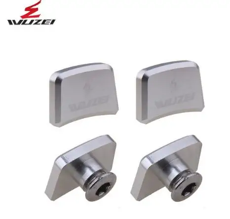 silver 4 шт. цепной болт горный велосипедная Звездочка украшения винты CNC 7075 MTB велосипедный дисковой винт для шатун со звездами для велосипеда аксессуары - Цвет: silver