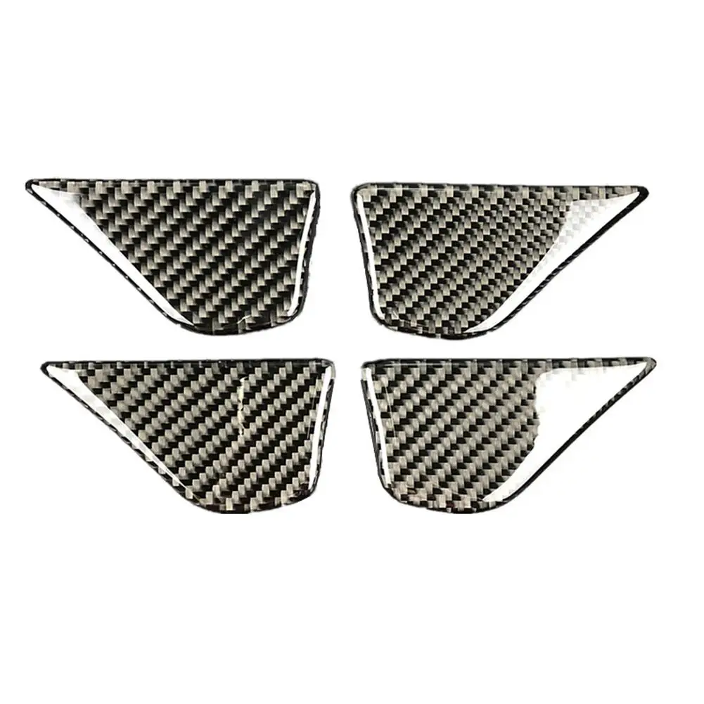 Carbon Fiber Car Interior Door Handle Bowl Cover Trim Stickers For Mercedes C Class W205 C180 C200 GLC Auto Accessories | Автомобили и