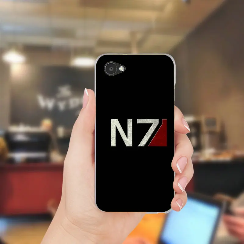 Cool Аниме Mass Effect N7 мягкий прозрачный чехол для телефона LG G2 G3 мини G4 G5 G6 K4 K7 K8 K10 2017 V10