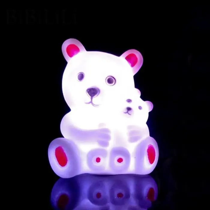 Игрушка для кровати цветная лампа ночник ночнушка Детская мультяшное животное