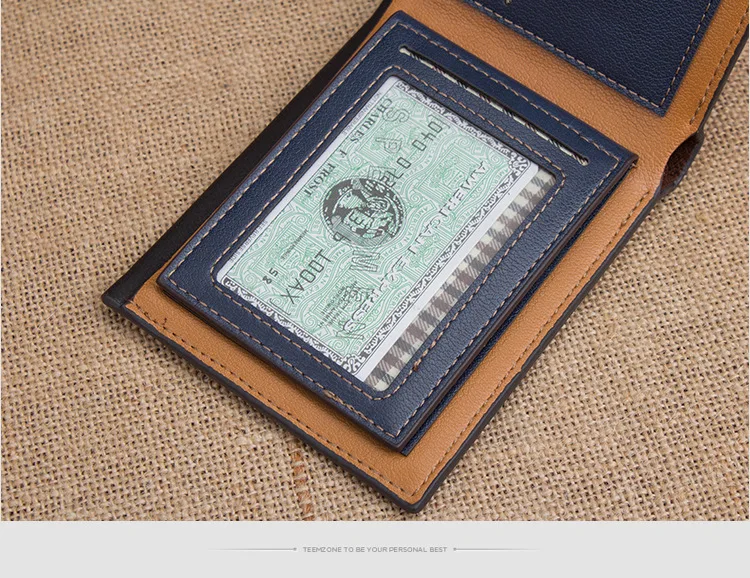 2018 мужской кожаный брендовый Роскошный кошелек винтажный минималистичный