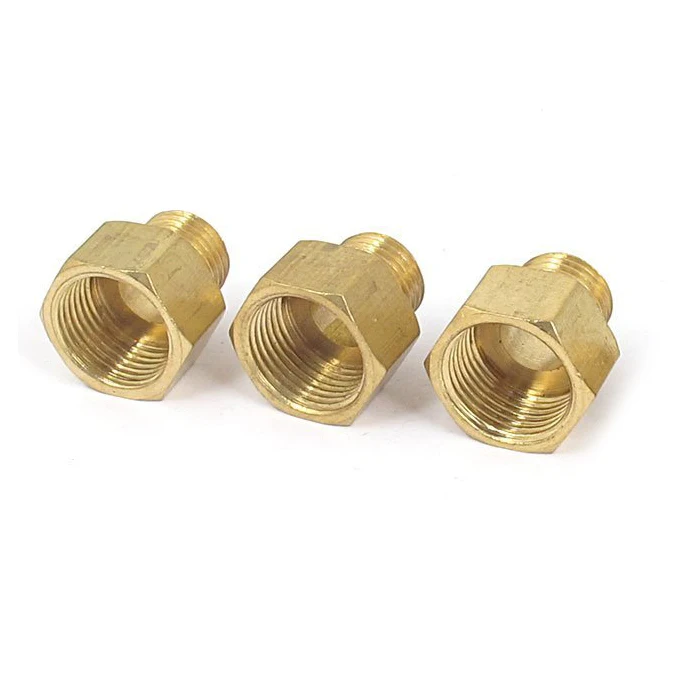 3/8BSP x 1/4BSP M/F Резьбовая Шестигранная головка Латунная Труба Редуктор Втулка 5 шт |