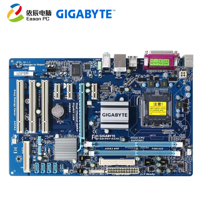 Настольная Материнская плата GIGABYTE GA P41 ES3G LGA775 DDR2 ATX|Материнские платы| |