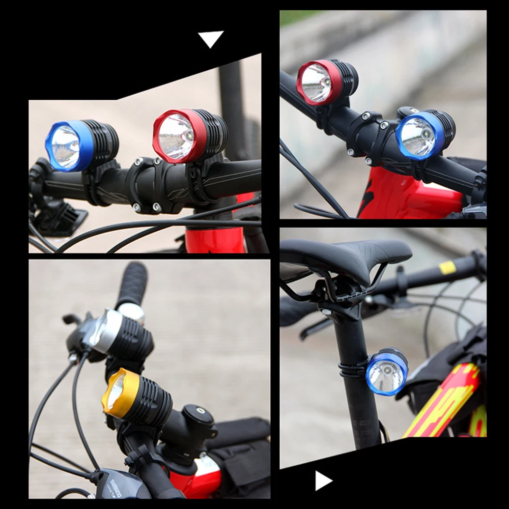 Mini Super LED Bright Bicycle Light 3 Lighting mode 4 Colors Headlamp Waterproof flash Front lamp Bike light Cycling lighting | Спорт и