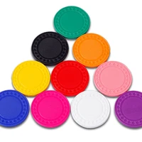 50pcsset no value blank chips circular environmental protection plastic chips for cards game poker games counting card
