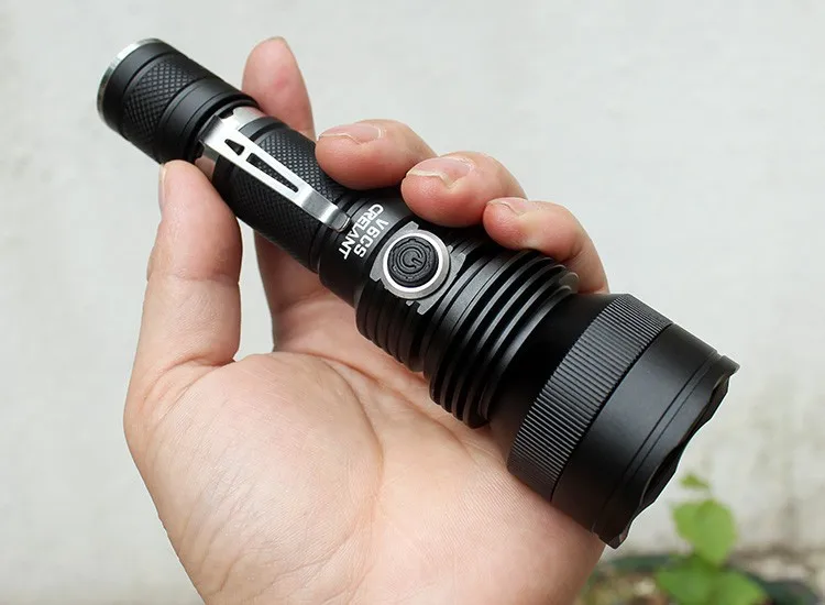 CRELANT V6CS 10 Вт CREE XP-L светодиодный тактический фонарь 1220 люмен(1x18650 или 2* CR123A) наружный фонарь