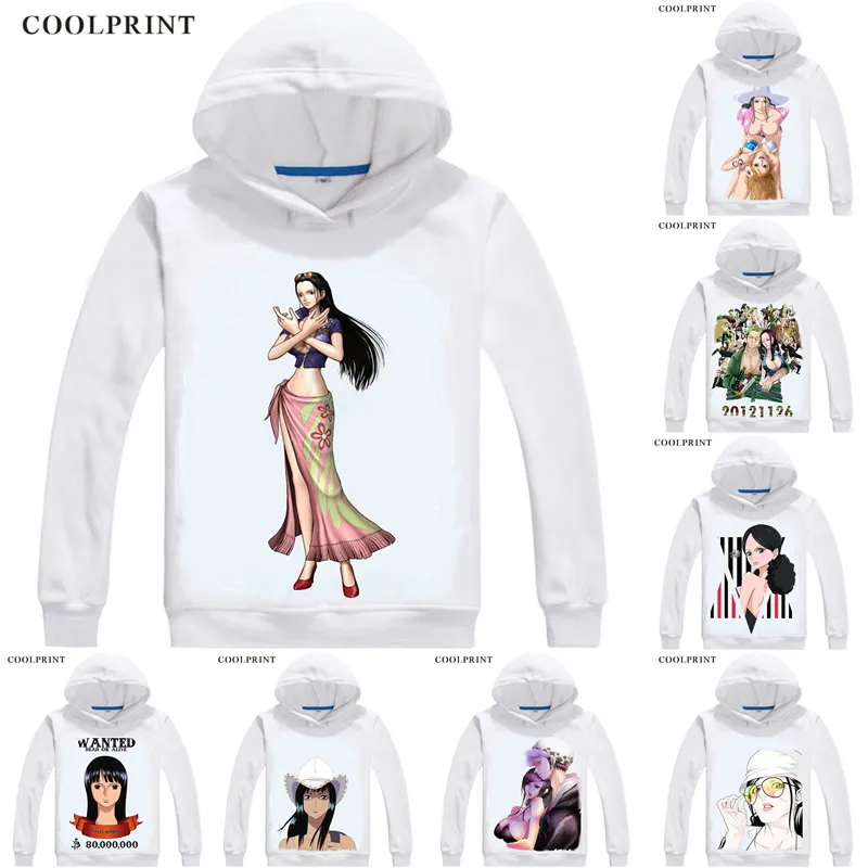 COOLPRINT ONE PIECE толстовки с рисунком из Аниме Толстовка манга Wan Пизу соломенная шляпа
