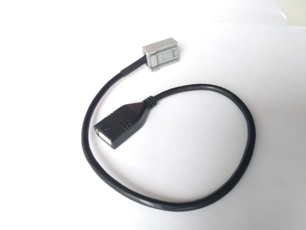 Автомобильный USB Кабельный адаптер удлинитель провода для Honda Mitsubishi 2009 вперед