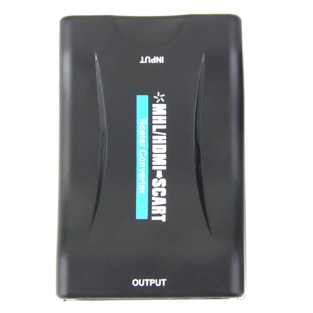 SCLS Новый HDMI к SCART композитный видео конвертер стерео аудио адаптер + USB кабель |