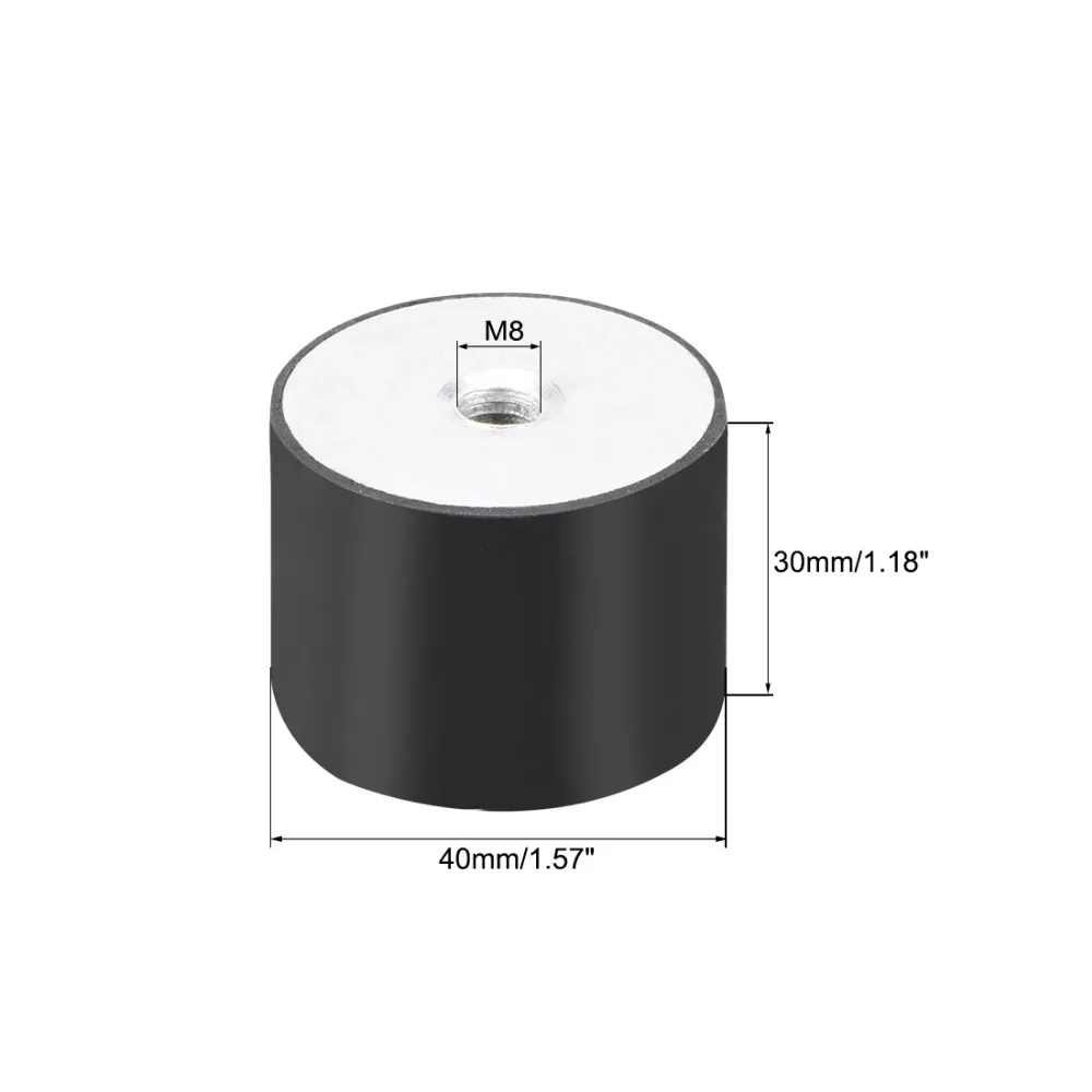 Uxcell M6/8 внутренняя резьба резиновые крепления Вибрационный изолятор заменяет антивибрационные прокладки плоский силентблок базовый блок