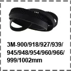 SUMRAY Ремень ГРМ HTD 3M-210/213/216/219/222/225/228/231/234/237 мм Шаг Длина резиновые водителя Ремни для 3M шкивов, комплект из 2 предметов