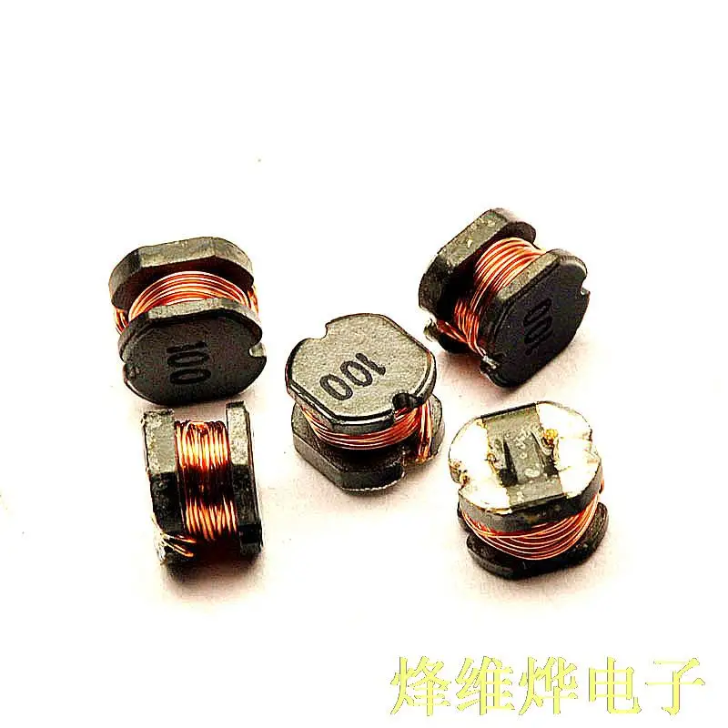 

Free shipping SMD power inductors CD43 10UH word mark 100 ( 50 )