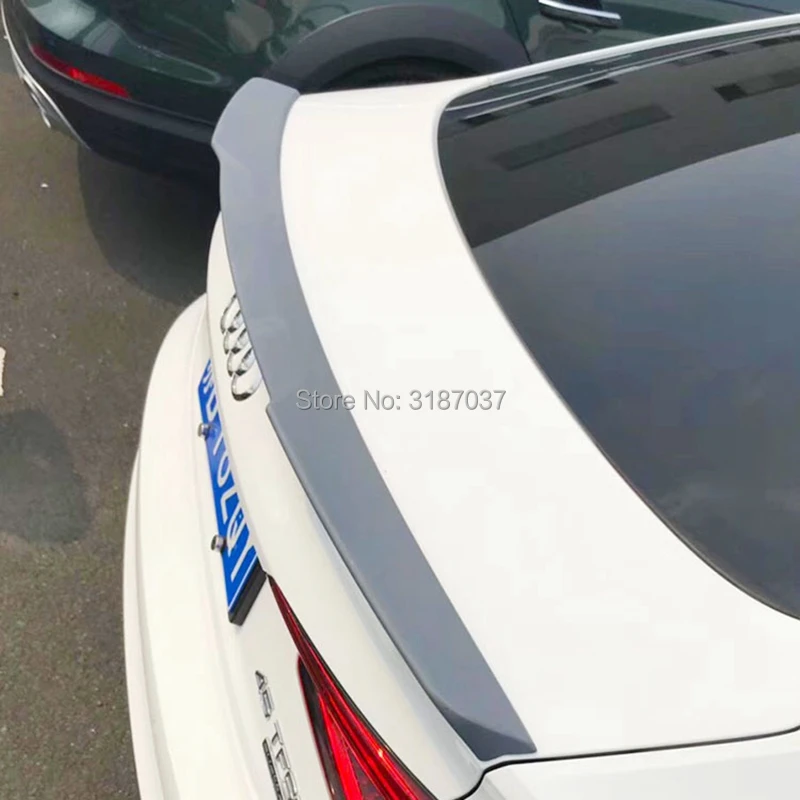 Для Audi A5 S5 спойлер 4 дверный 2015 2018 АБС пластик Неокрашенный задний на крыло крышу