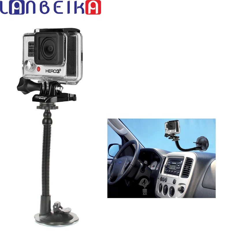 

LANBEIKA Flexible Arm Car Suction Cup Mount Holder Mount for Gopro Hero 11 10 9 8 SJCAM SJ4000 SJ5000 SJ8 Eken DJI OSMO Action2