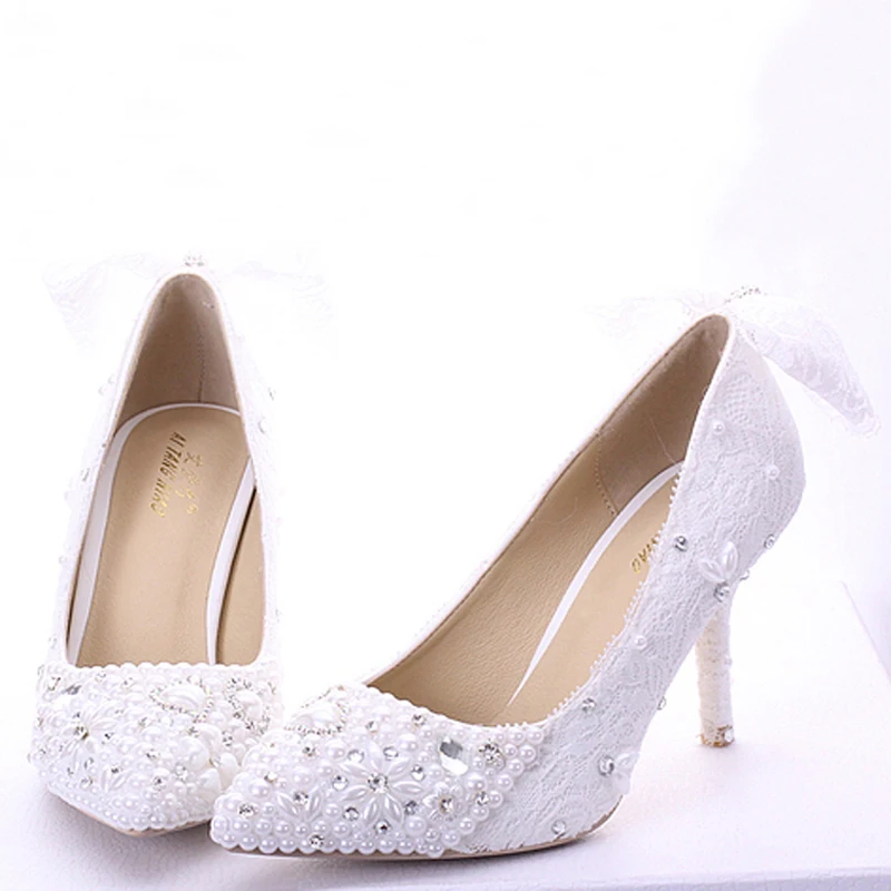Новинка 2018 года Лидер продаж Кружевные туфли-лодочки на высоком каблуке Обувь