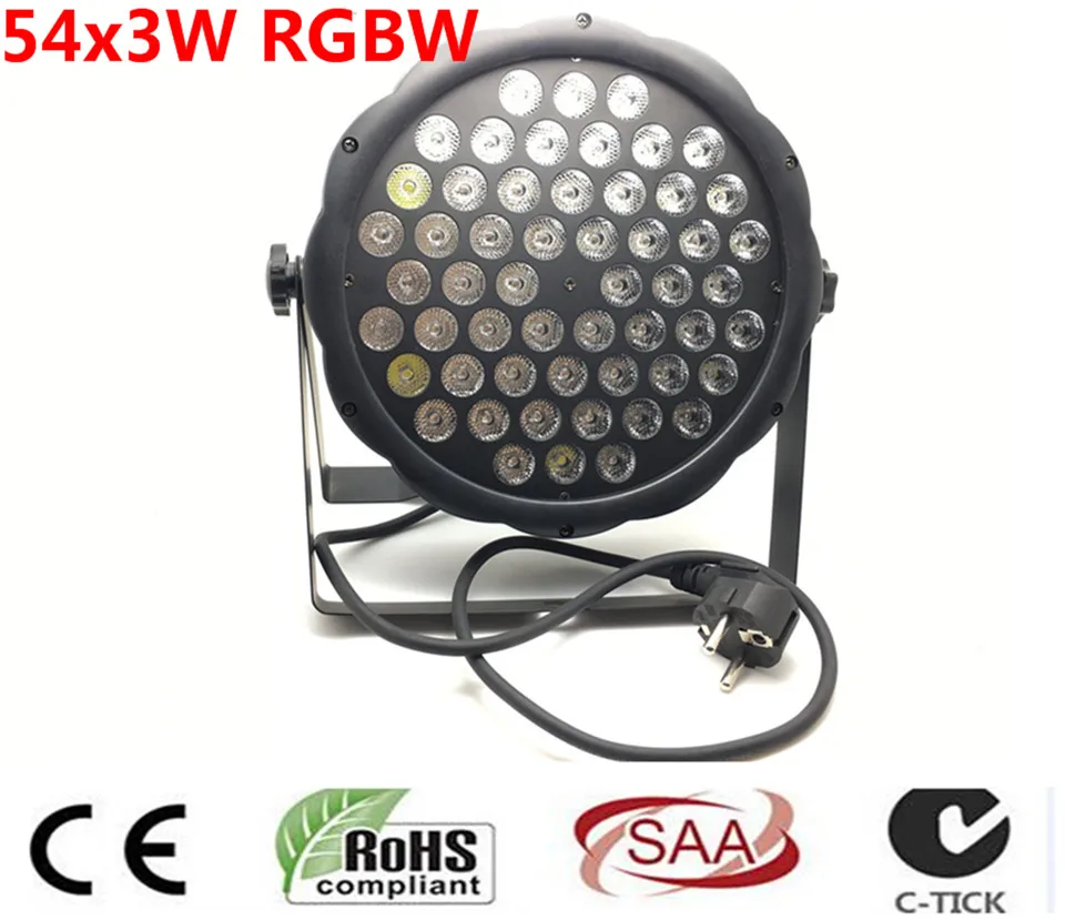 54X3 W led par DJ Par PORTATO Lavaggio RGBW Luce Della Дискотека DMX контроллер speedizione Gratuita|led par|dmx controllerdj |