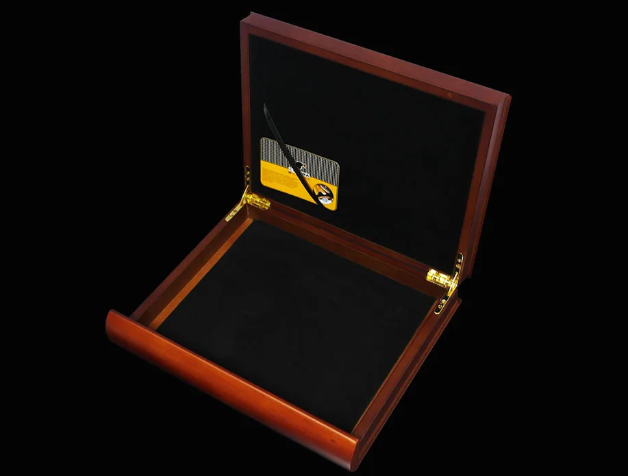 COHIBA Красный Сандал Вуд Сигары Хьюмидор Резак Зажигалка Набор Труб Вт/Подарочная