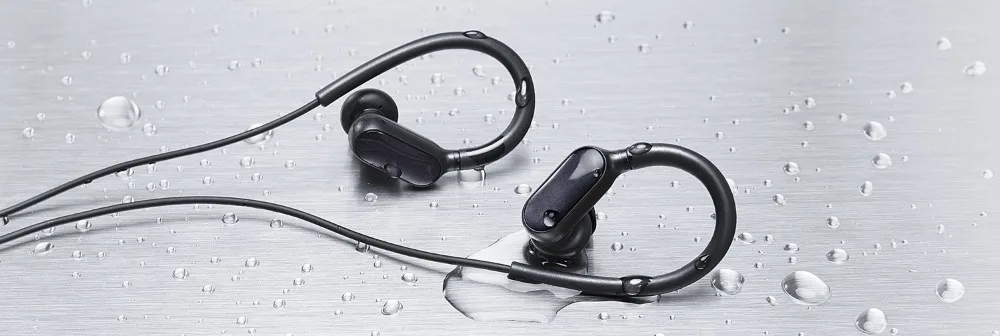 Xiaomi спортивные Bluetooth наушники мини гарнитура беспроводная Bluetooth 4,1 с микрофоном IPX4 водонепроницаемый устойчивое 5 ушной колпачок