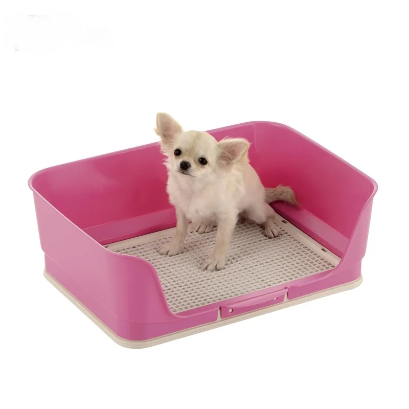 

The fence mesh bedpan pet dog toilet enclosures to the bathroom Dimensions: 25.2 inches long, 18.5 inches wide and 7.7 inches