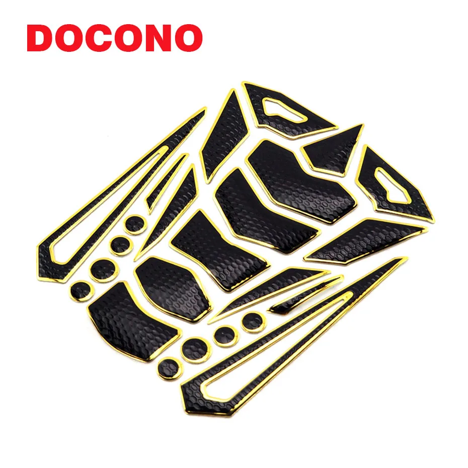 3D резиновая Модифицированная защитная накладка на топливный бак для мотоцикла