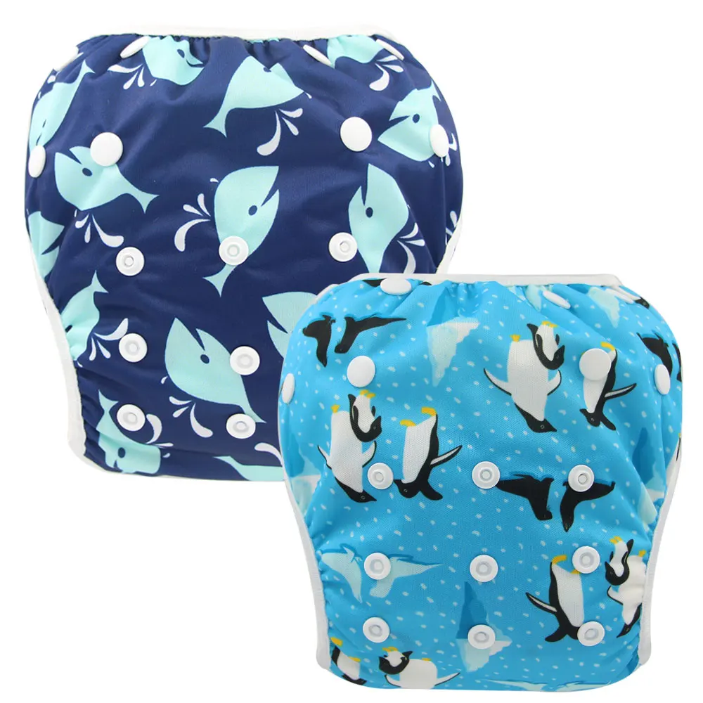 

Reusable Washable Baby Swimming Diaper Nappy Wear for Baby Reusable Swimsuit Adjustable Infant Boy Girl Swimwear Baby Nappies