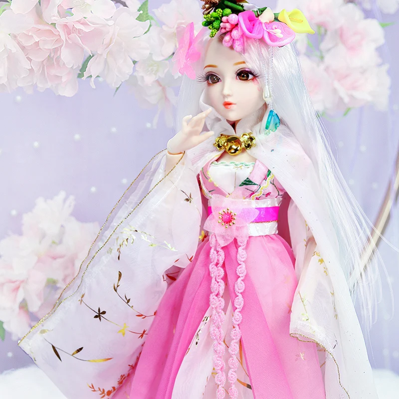 Дневник королевы 1/4 BJD шарнирный Цветок тела фея с макияжем включая одежду обувь