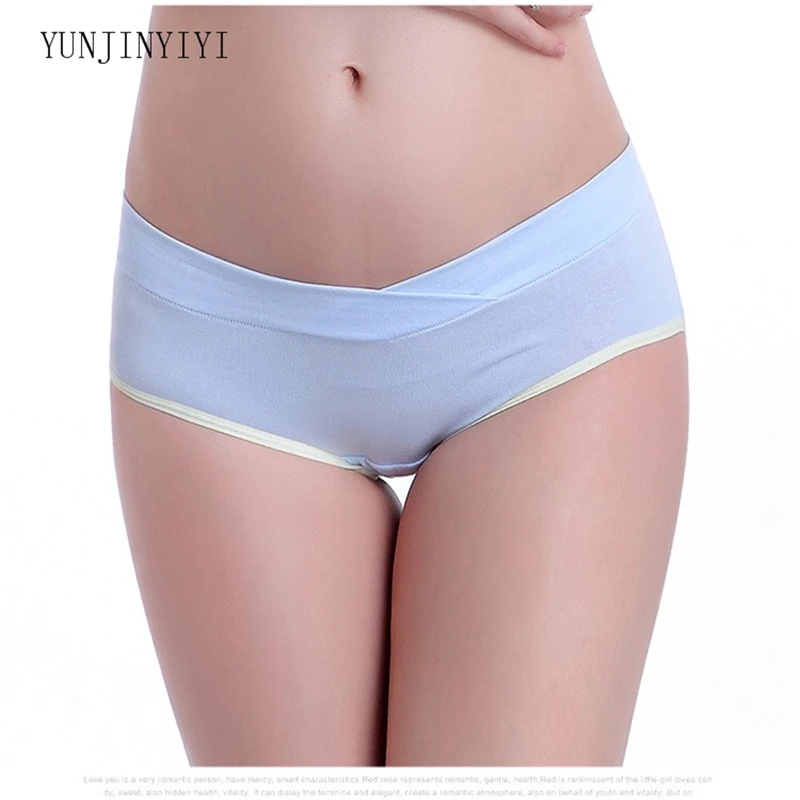 Low Waist Maternity Underwear Pregnant Cotton Breathable Belly Support Women U-Shaped Panties Soft |