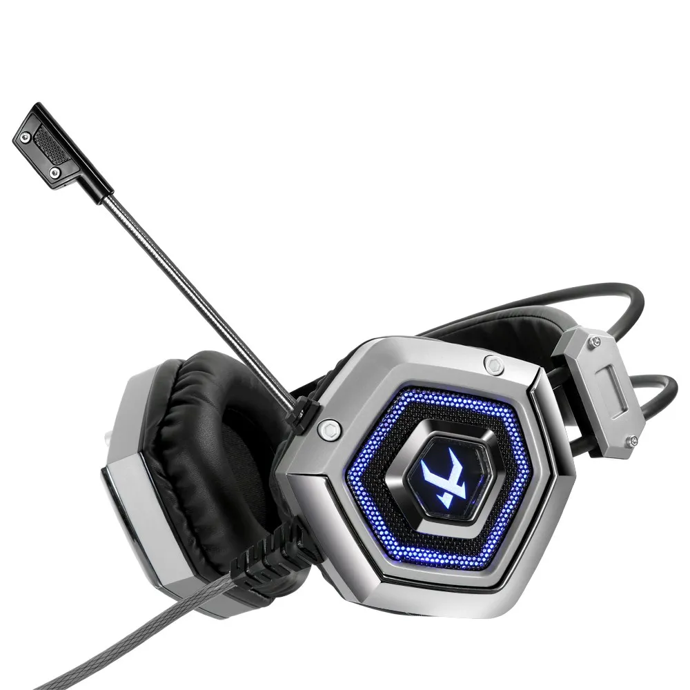 XIBERIA X13 Игровые наушники вибрационные 7 1 канальный USB глубокий бас светодиодный
