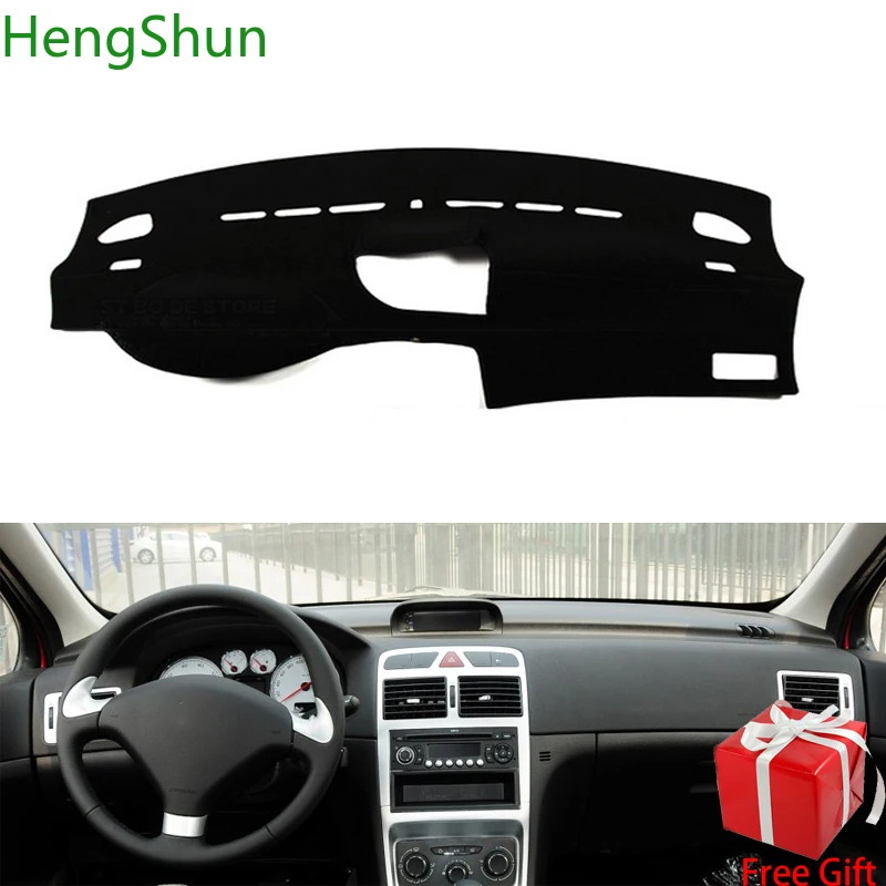 

For peugeot 307 2004 2005 2006 2007-2013 Car Styling Dash Mat Dashmat Dashboard Sticker Cover Sun Shade Dash Board Cover Carpet